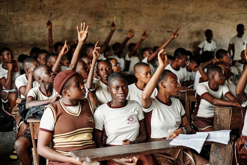 Mozambican classroom